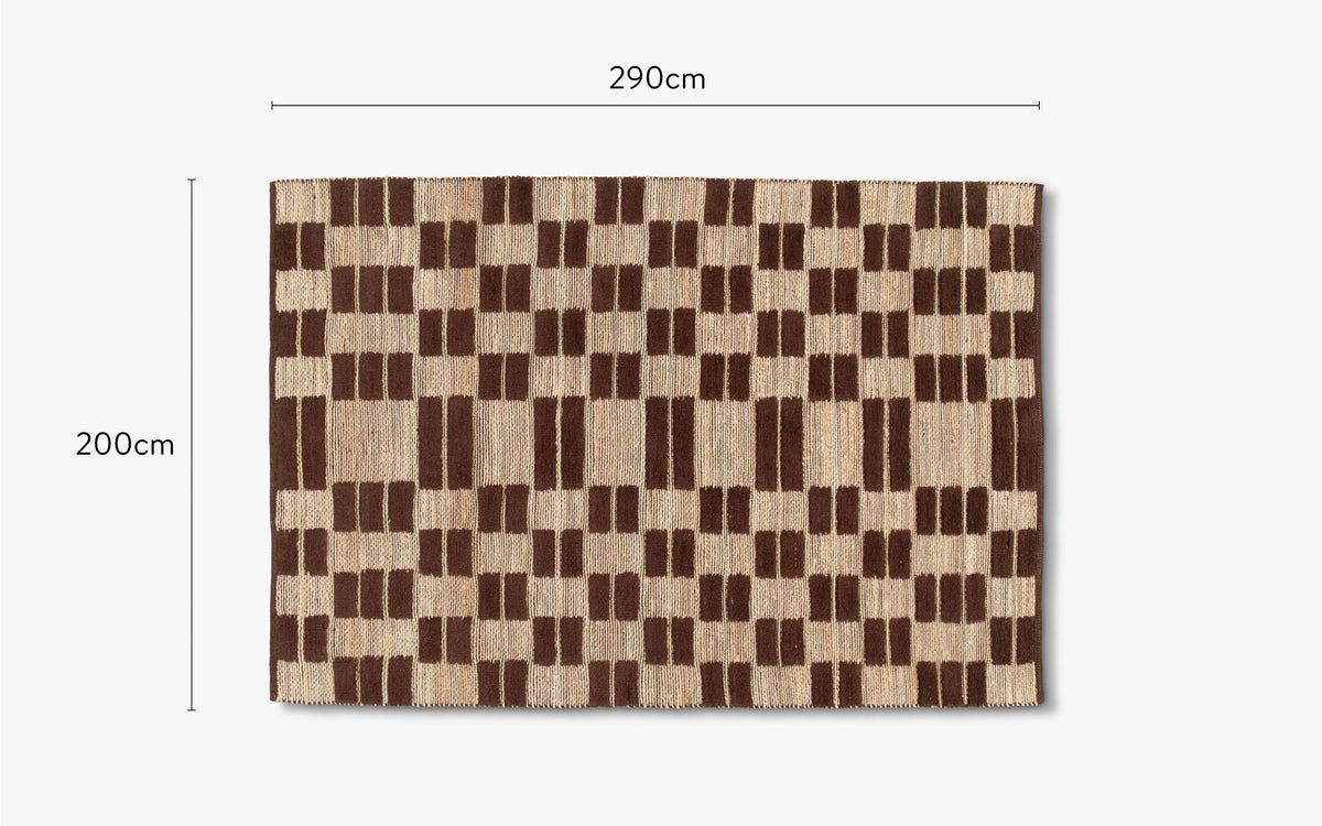 dimensions tapis design saxton