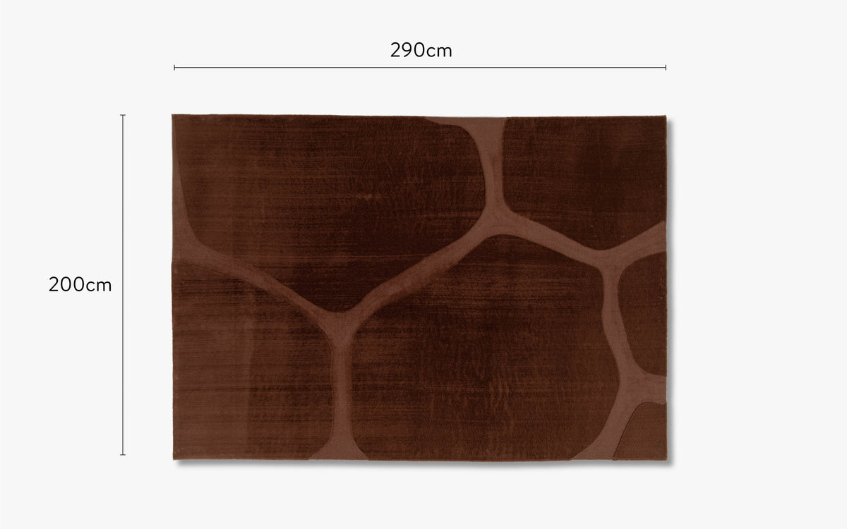 dimensions tapis design shell